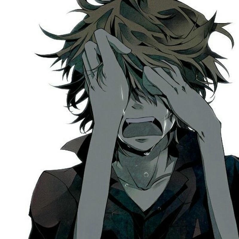 cool sad anime dp