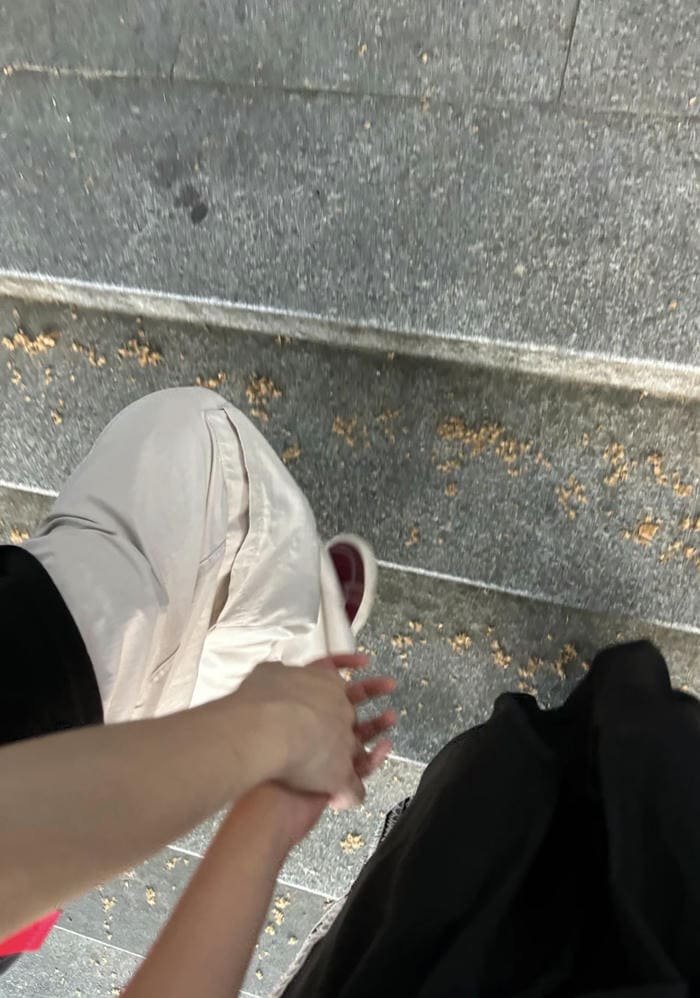 couple hands together dp