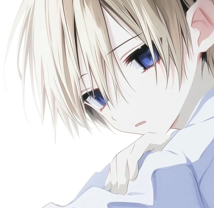 cute boy alone anime dp