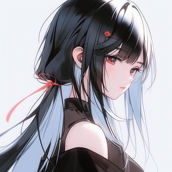 cute face anime girl dp