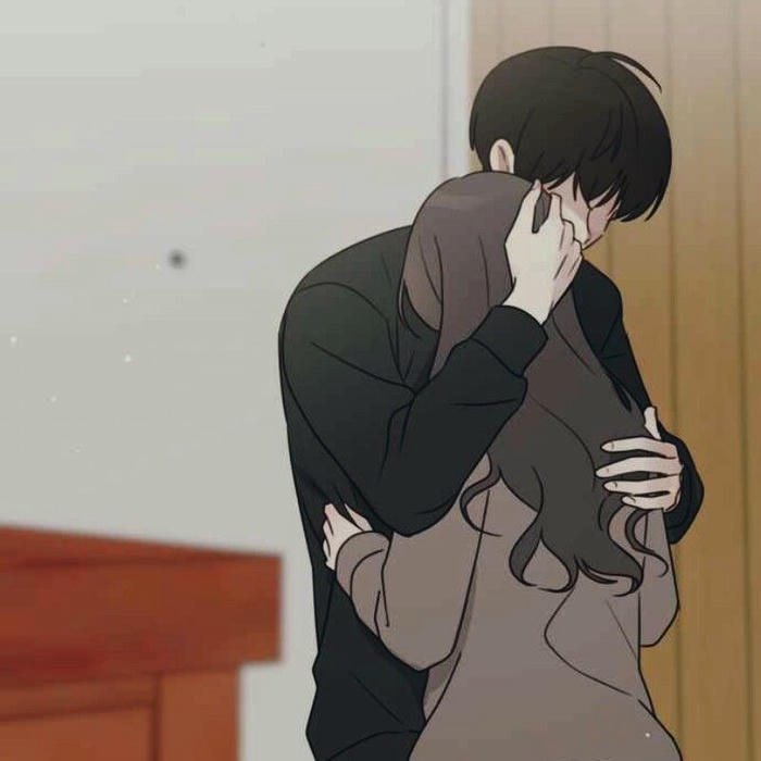 cute look cartoon couple dp