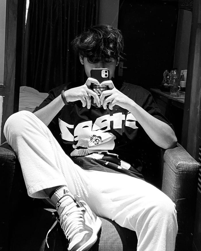 dp boy black fashion