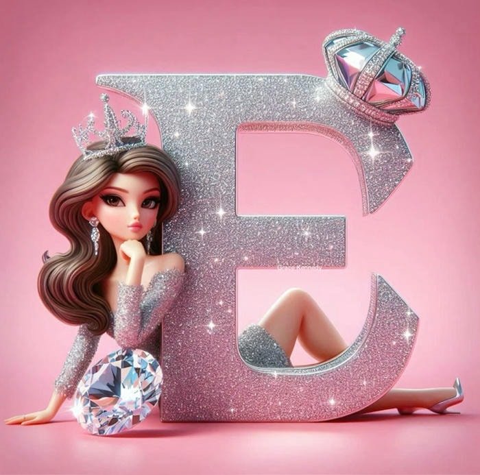 dp letter e aesthetic