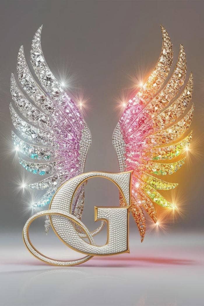 elegant dp letter g