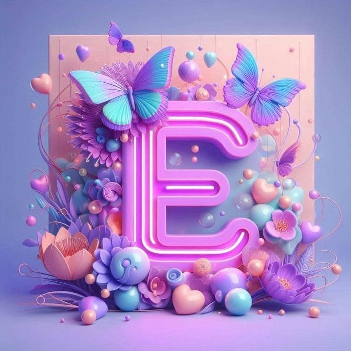 letter e hd avatar