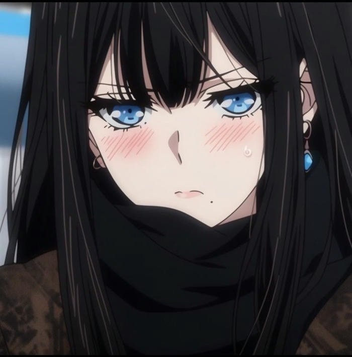 lovely anime girl dp