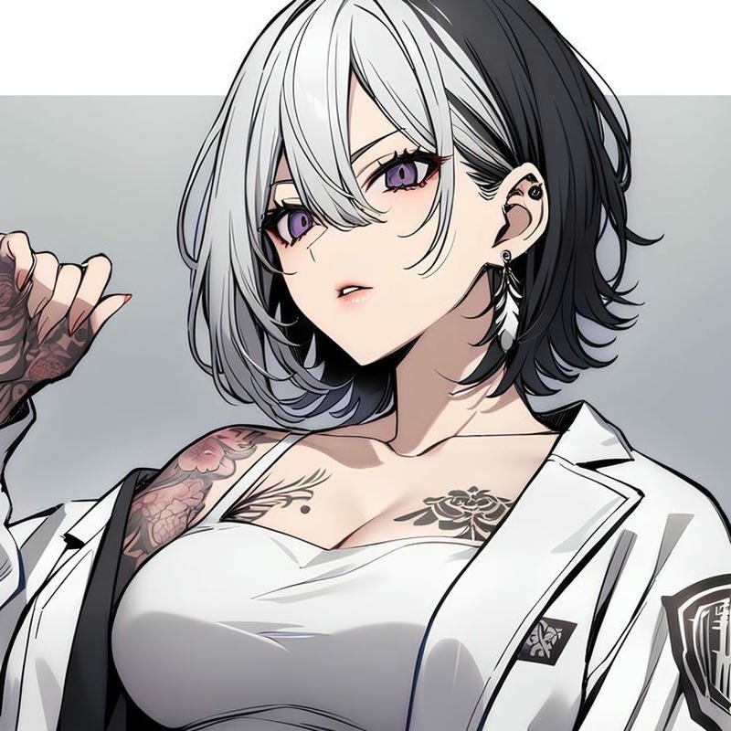 minimal stylish anime girl