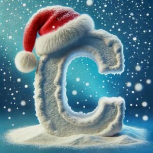 modern icon letter c