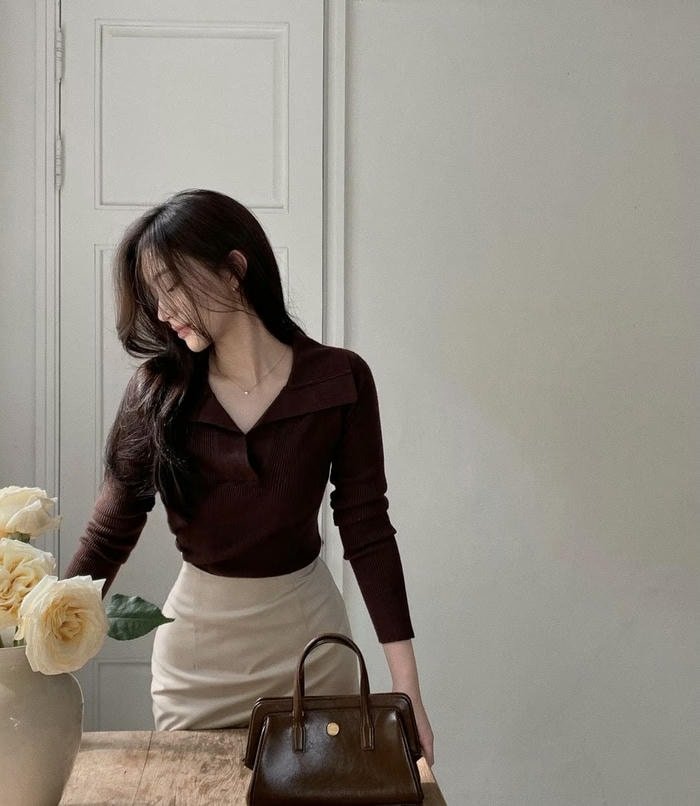 modern simple girl dp