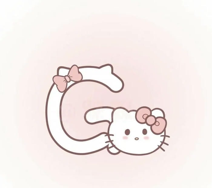 monogram style g initial