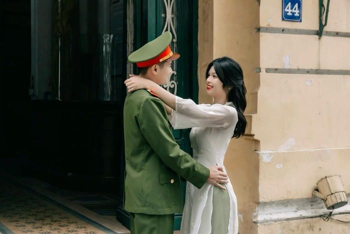 new army couple dp photo