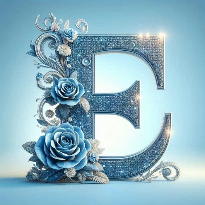 premium dp letter e