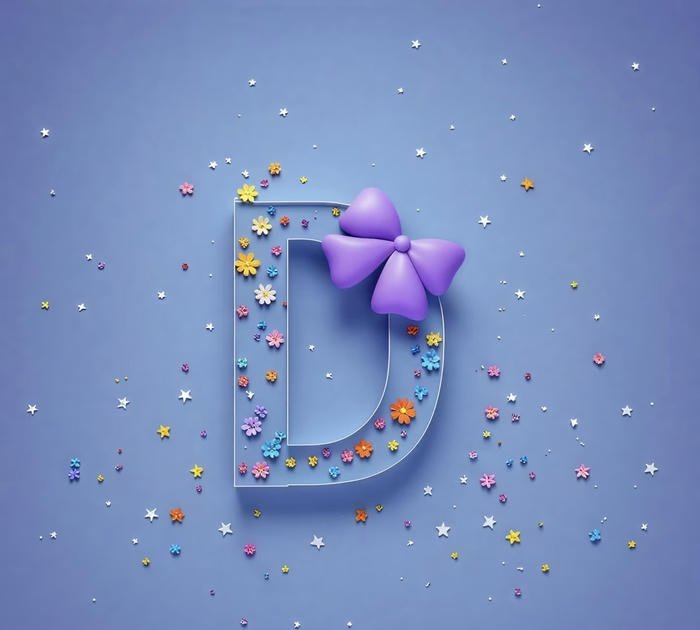 profile logo letter d