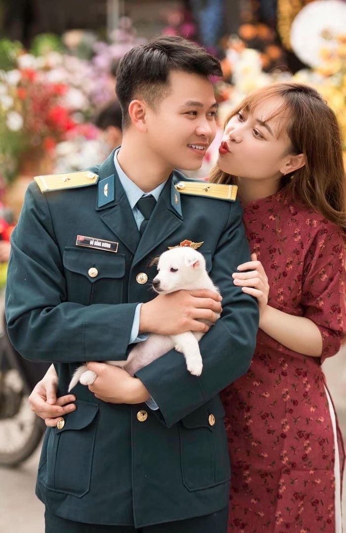 real vibe army couple dp