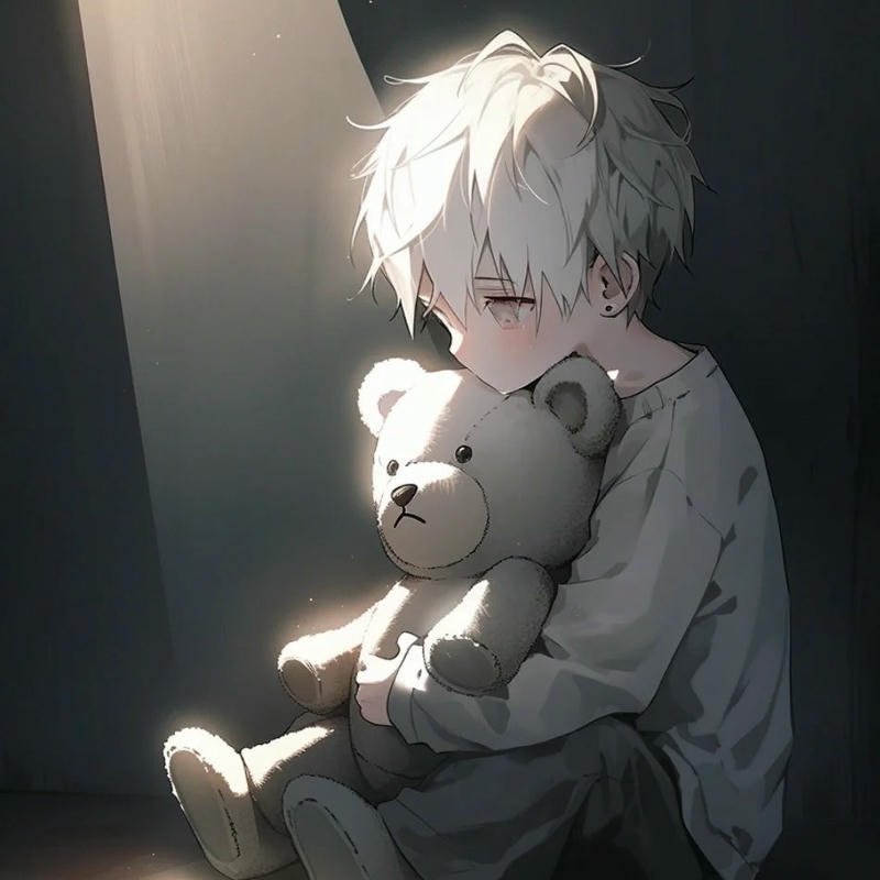 sad cartoon dp simple