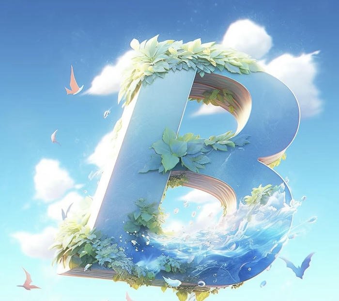 simple graphic b avatar