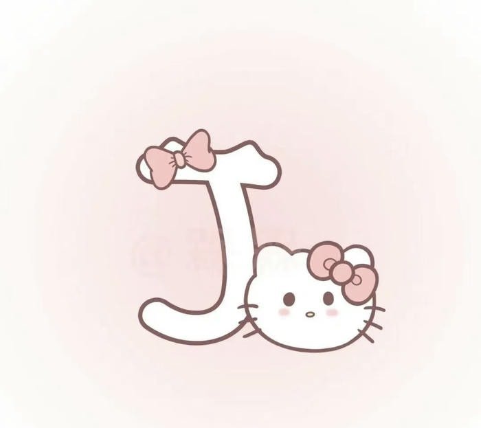 simple outline j image