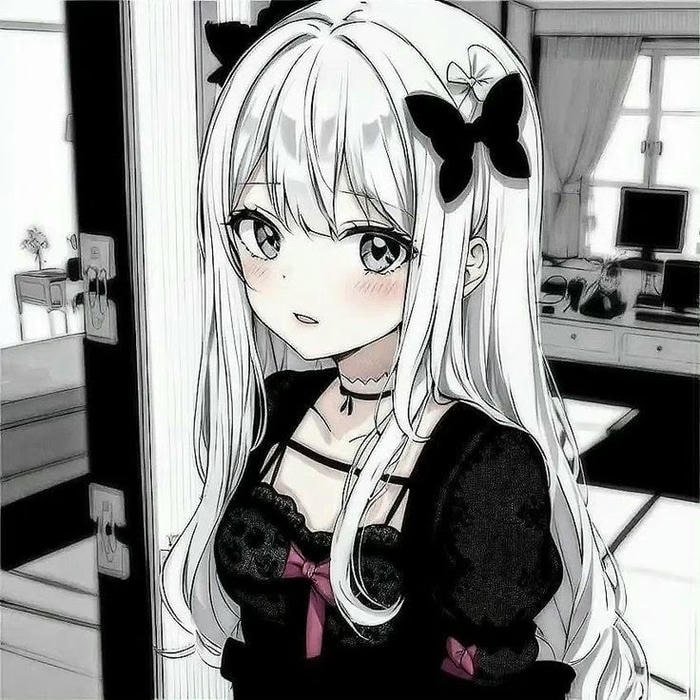 soft aesthetic instagram cartoon dp for girls