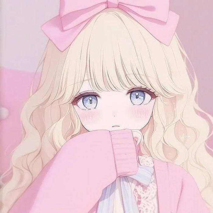 soft look instagram cartoon dp for girls