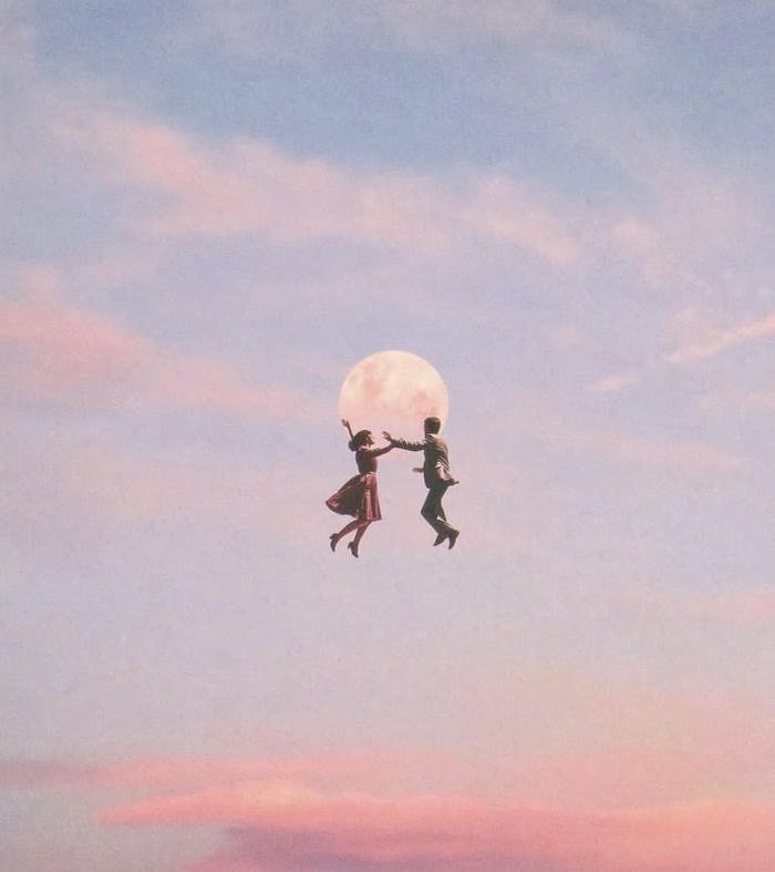 soft romantic dp background