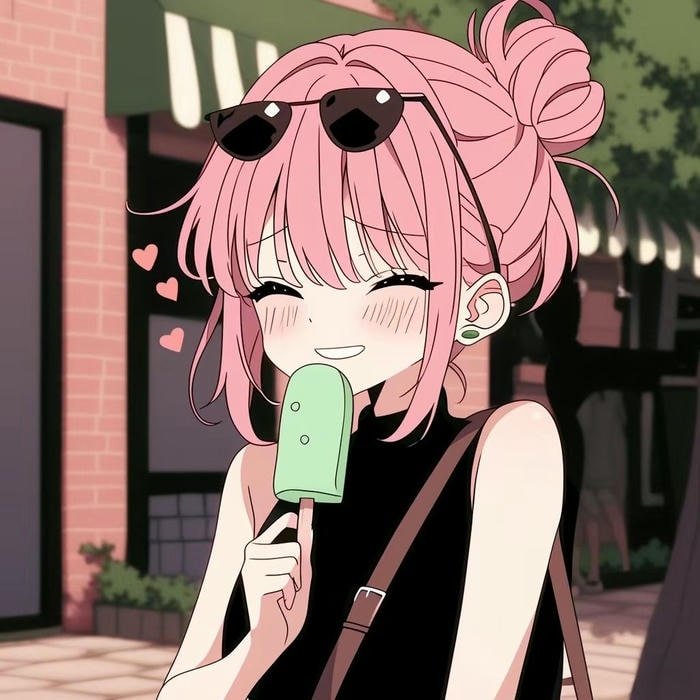 style instagram cartoon dp for girls