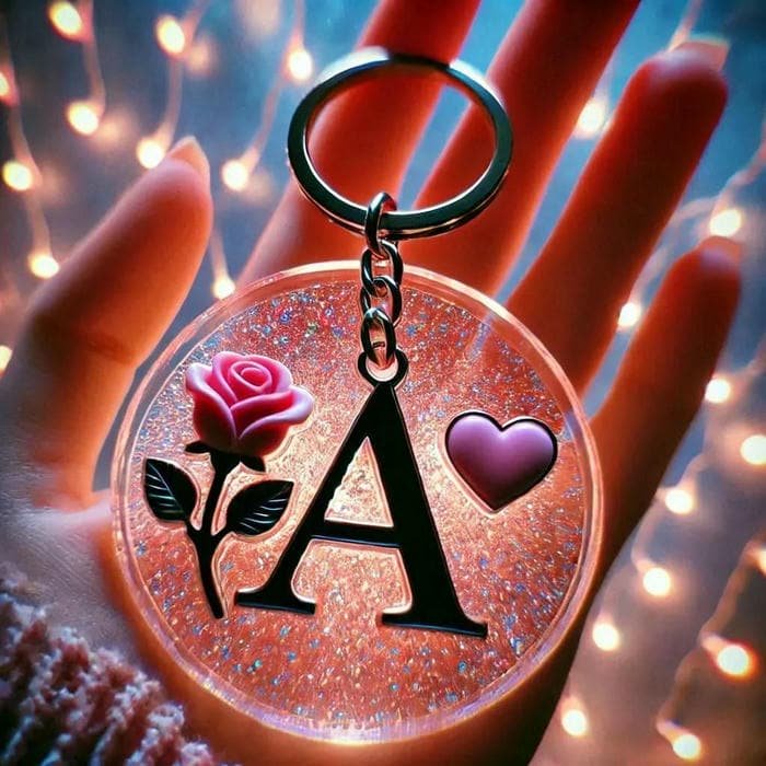 stylish a name dp love