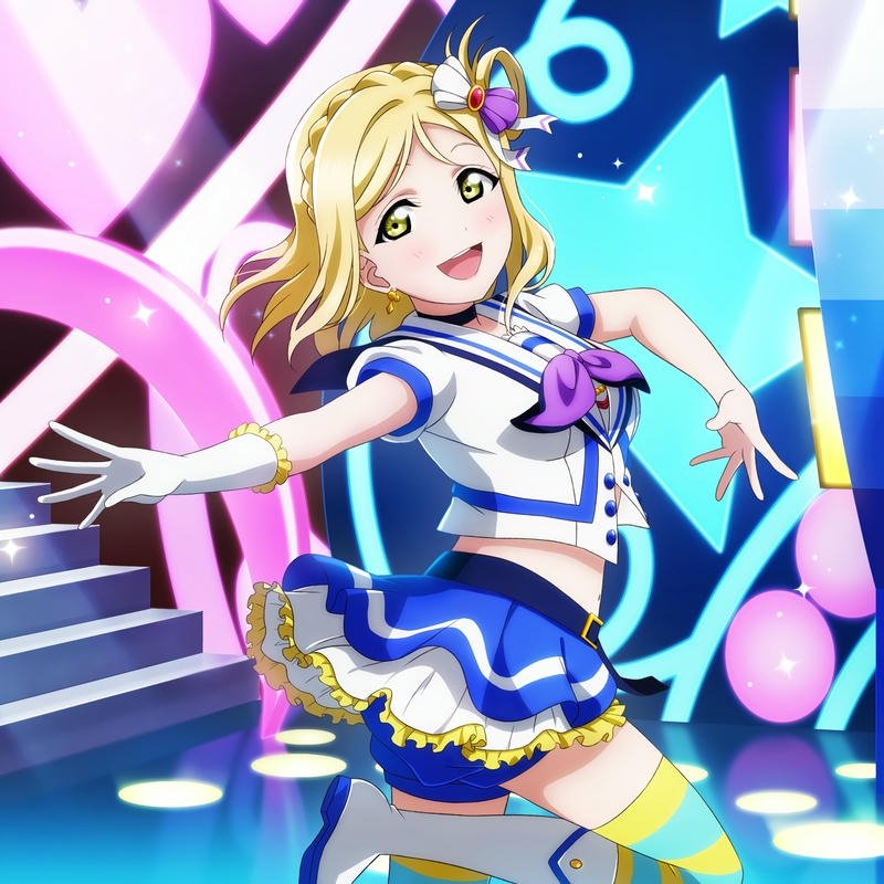 stylish anime girl cute version