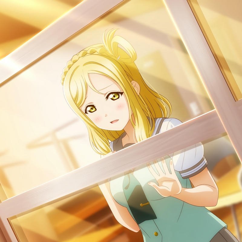 stylish anime girl digital art