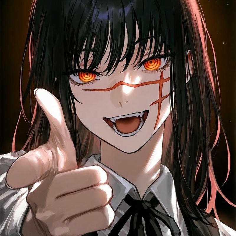 stylish anime girl icon