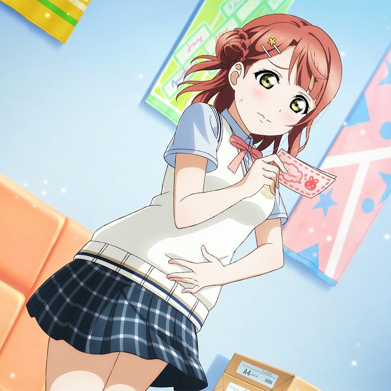 stylish anime girl mood