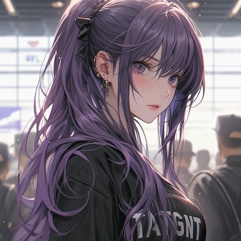 stylish anime girl wallpaper