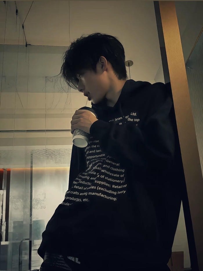 stylish hd boy dp black