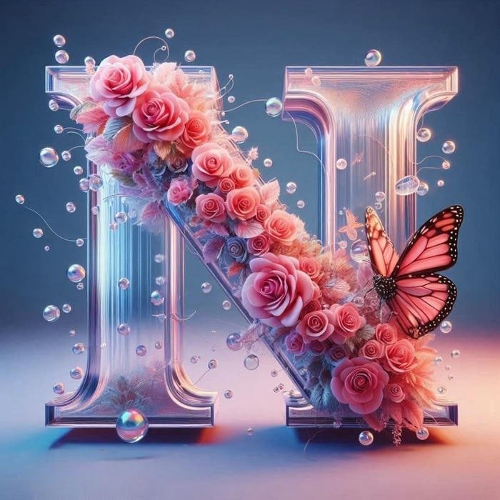 trendy look N name dp