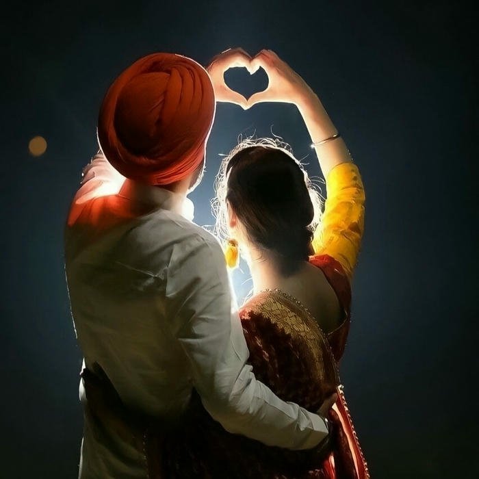 Couple Punjabi dp elegant ethnic couple image
