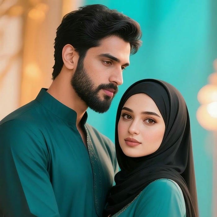 Couple muslim dp hd beautiful modest love portrait