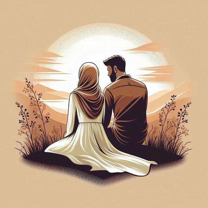 Couple muslim dp hd traditional islamic wedding style