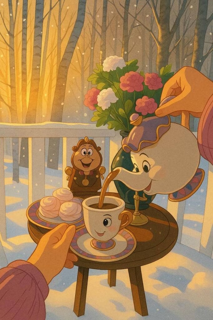 Cute Aesthetic Cartoon DP Serene Vibes