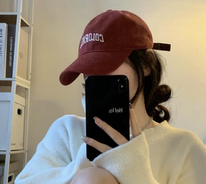 Edgy cap girl dp street fashion