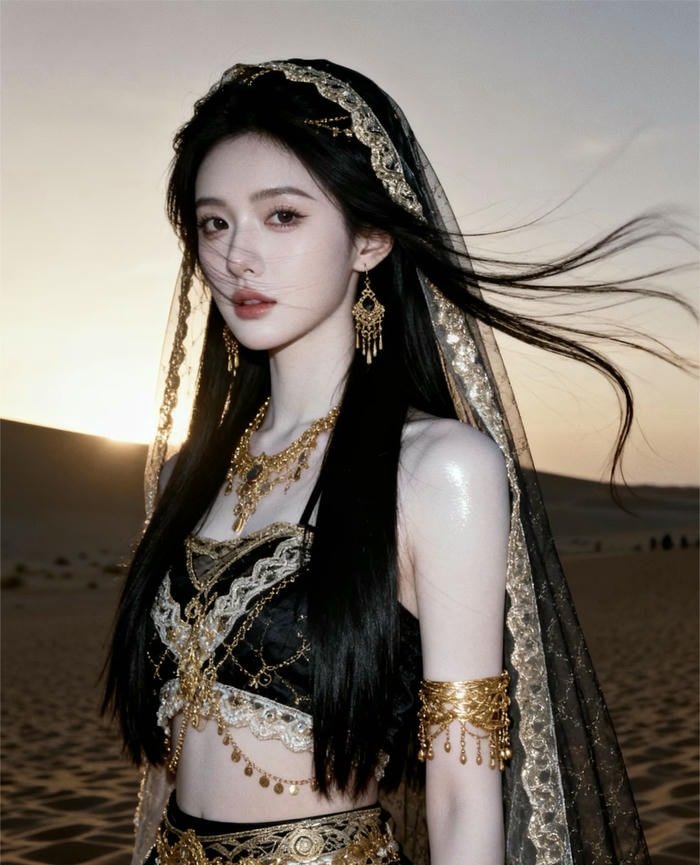 Elegant tradition saree girl dp look