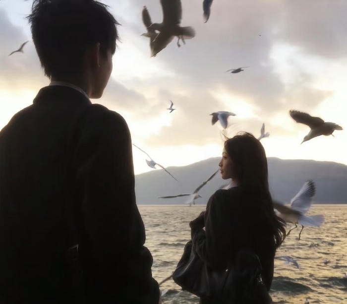 Empty moments sad couple dp image