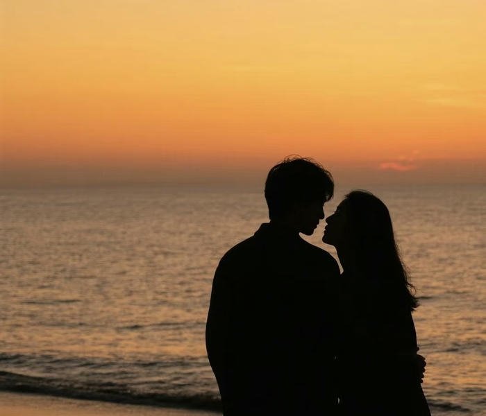 Fading love sad couple dp style