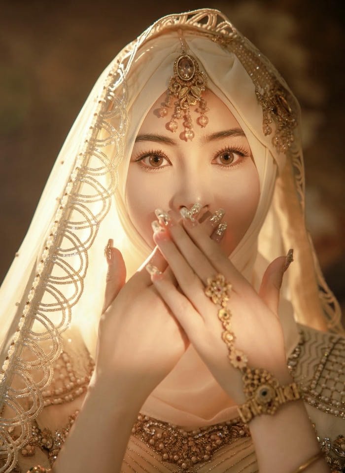 Festive elegance saree girl dp style