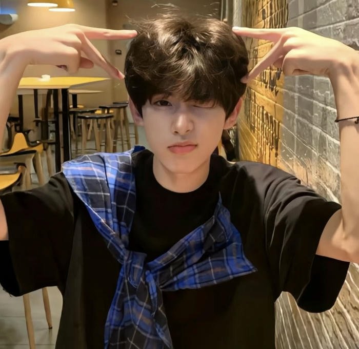 Gentle mood boy profile picture for avatars