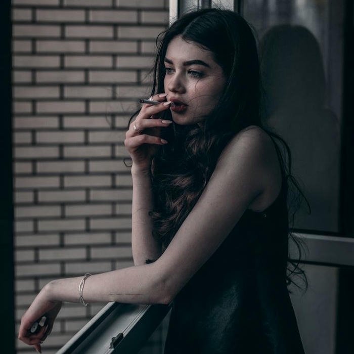 Girl Smoking DP style