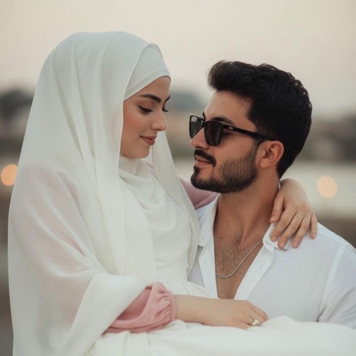 Hijab Islamic Couple Pic cute muslim dp