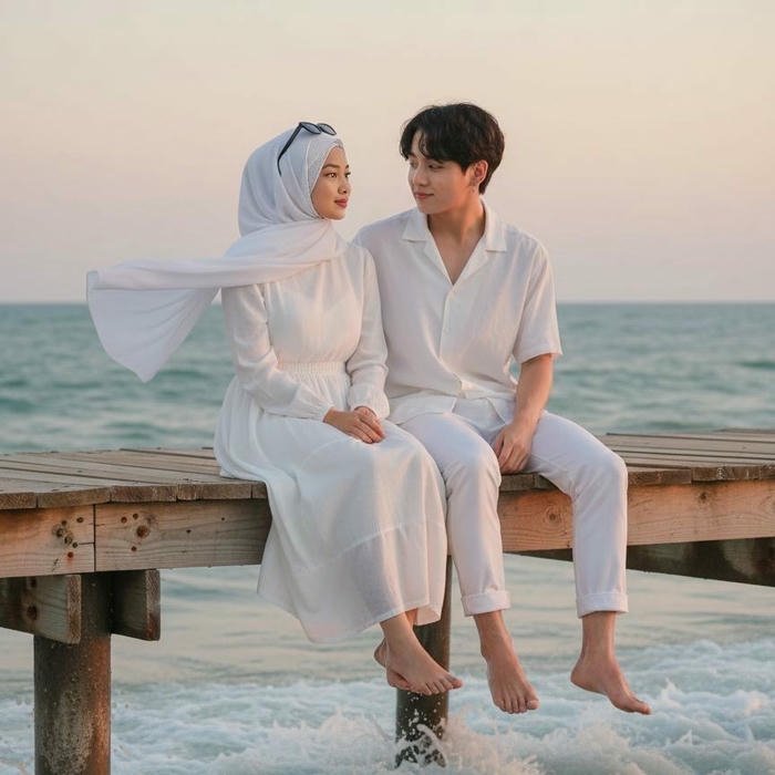 Hijab Islamic Couple Pic elegant hijab couple