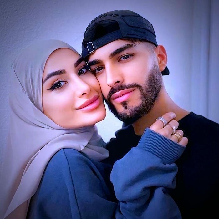Hijab Islamic Couple Pic loving hijab couple