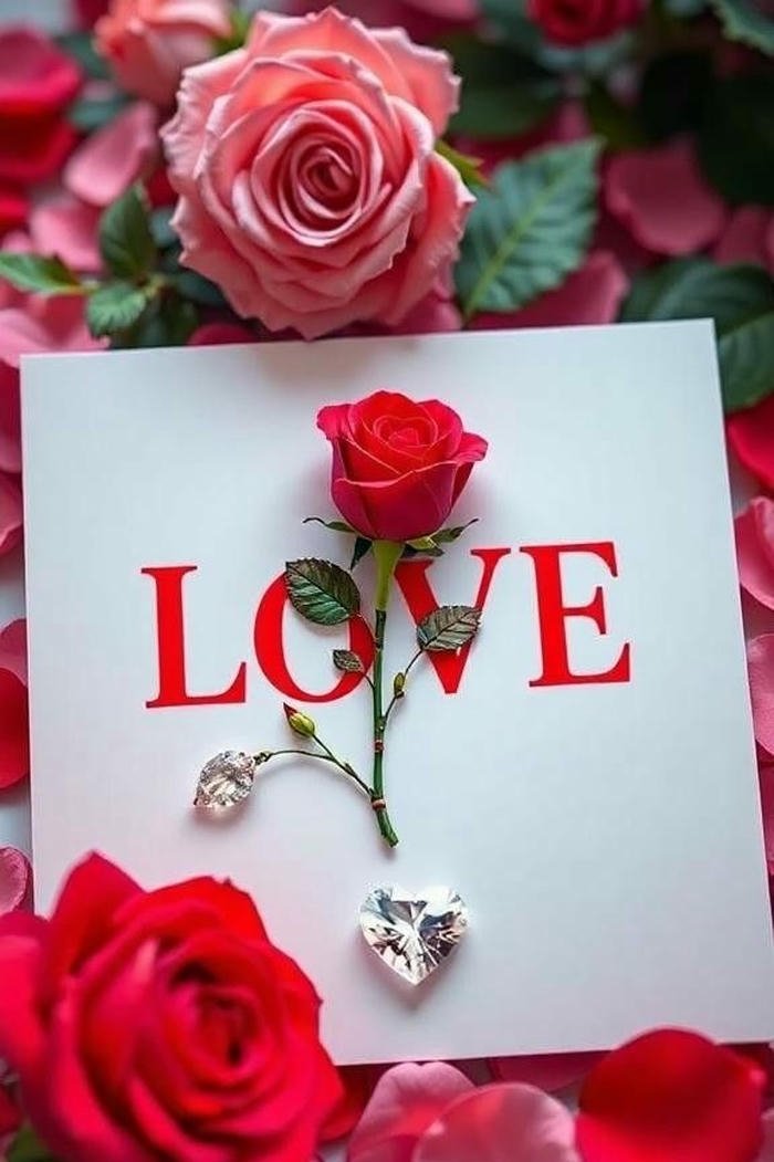 Image love rose hd soft romantic flower aesthetic