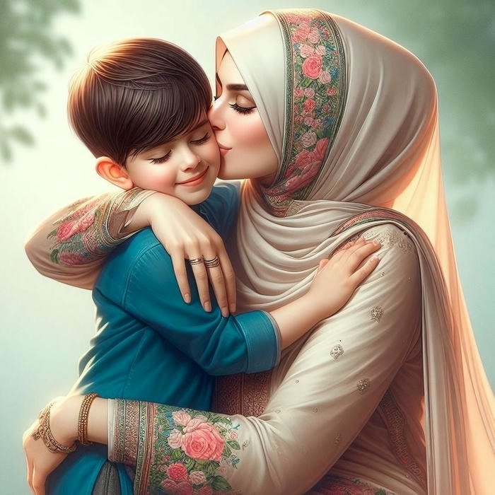 Love maa image emotional mother affection moment