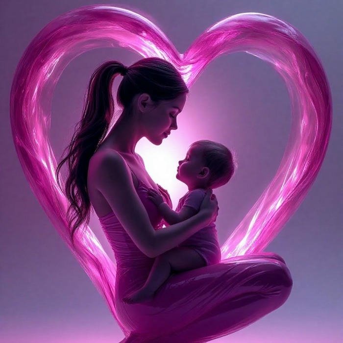 Love maa image spiritual mother blessing image